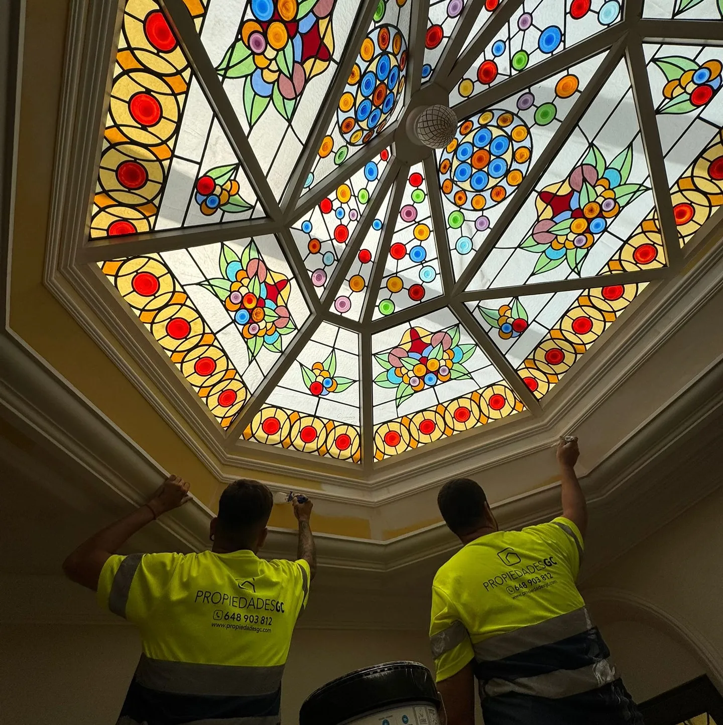 Trabajando bajo la cúpula