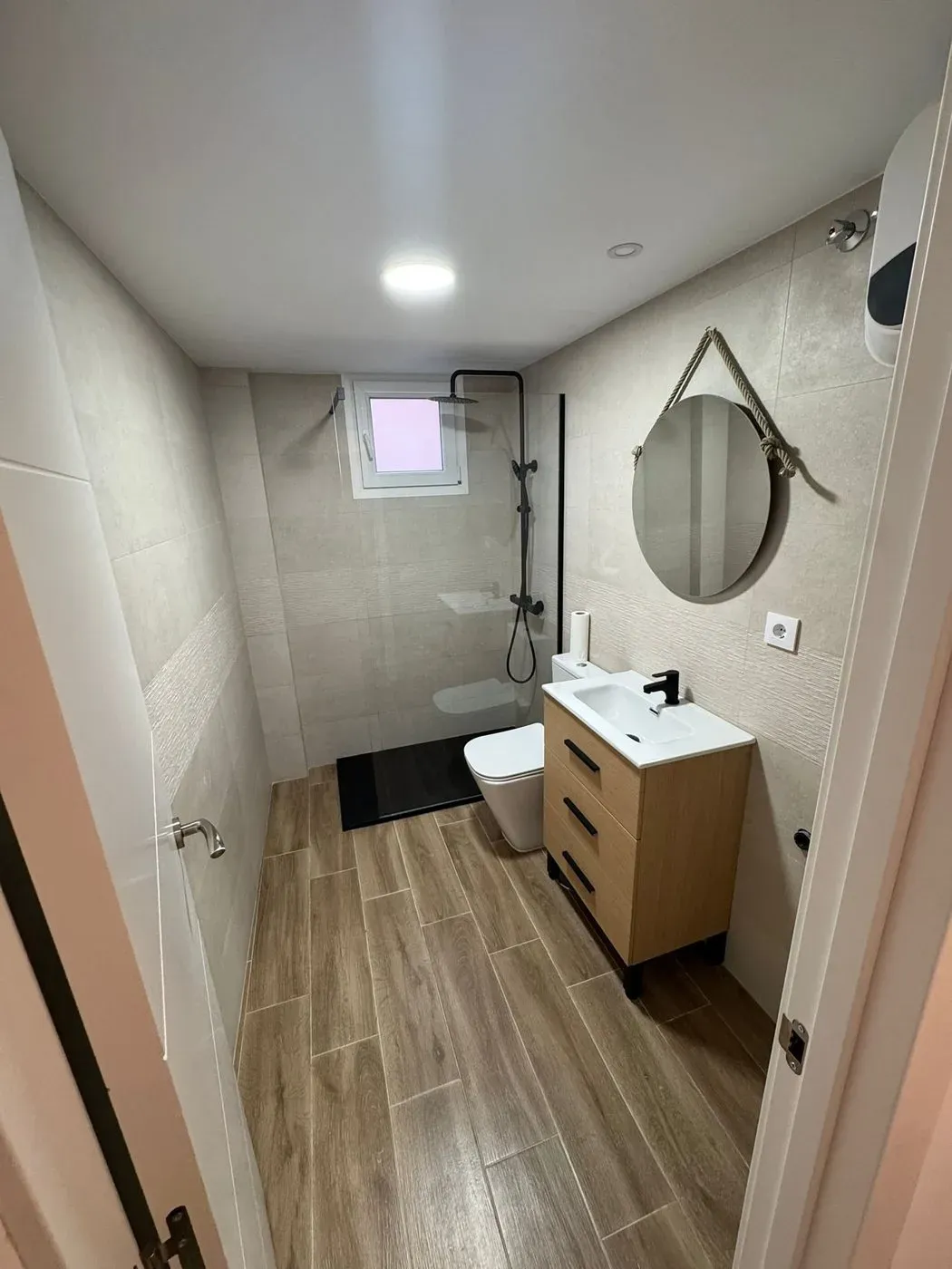 El baño, terminado