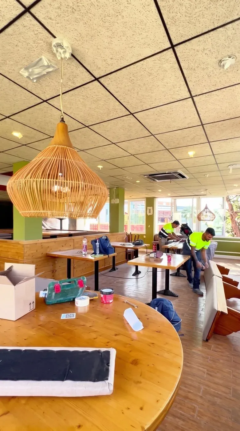 El comedor, antes